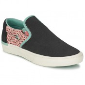 Le Coq Sportif Ferdinand 2 Slip On Femme Jacquard Noir Chaussures Slips On Femme Pas Cher